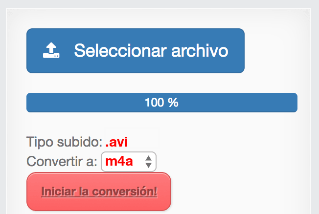 Oh Síguenos Eliminar Convertir AVI a M4A online y gratis | convertir-pdf.com